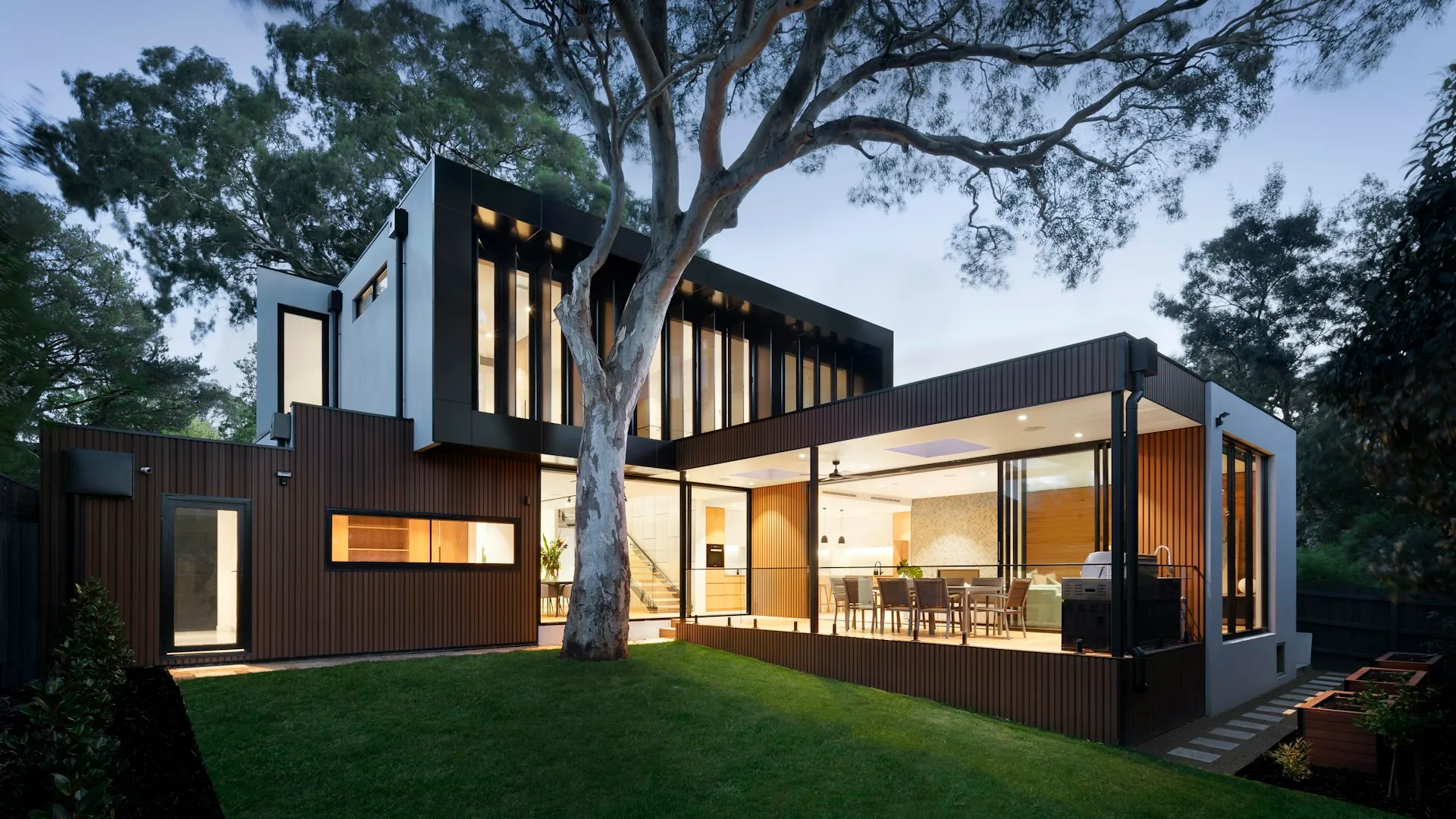 Maison contemporaine — projet d'architecture résidentielle